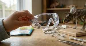 Alt text for image 5: Educational STEM toy set for British primary school children focusing on palaeontology and earth sciences.