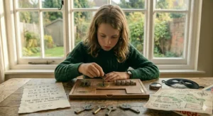 A visual pattern recognition game featuring different shapes and colours to boost cognitive skills in 9 year olds.