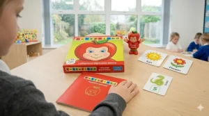 Letterland toy figurines designed to help children associate letters with characters.