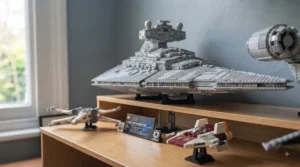 Large-scale LEGO Star Wars collector build showcasing its impressive size and proportion.