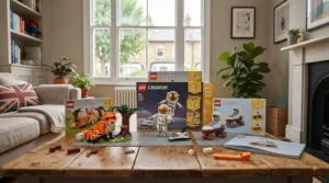 LEGO Creator 3-in-1 safari animal set rebuilt into a lion, a warthog, and a vulture.