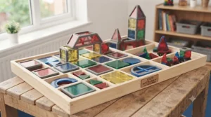 Durable and safe magnetic tiles designed for heavy daily use in primary school key stage classrooms.